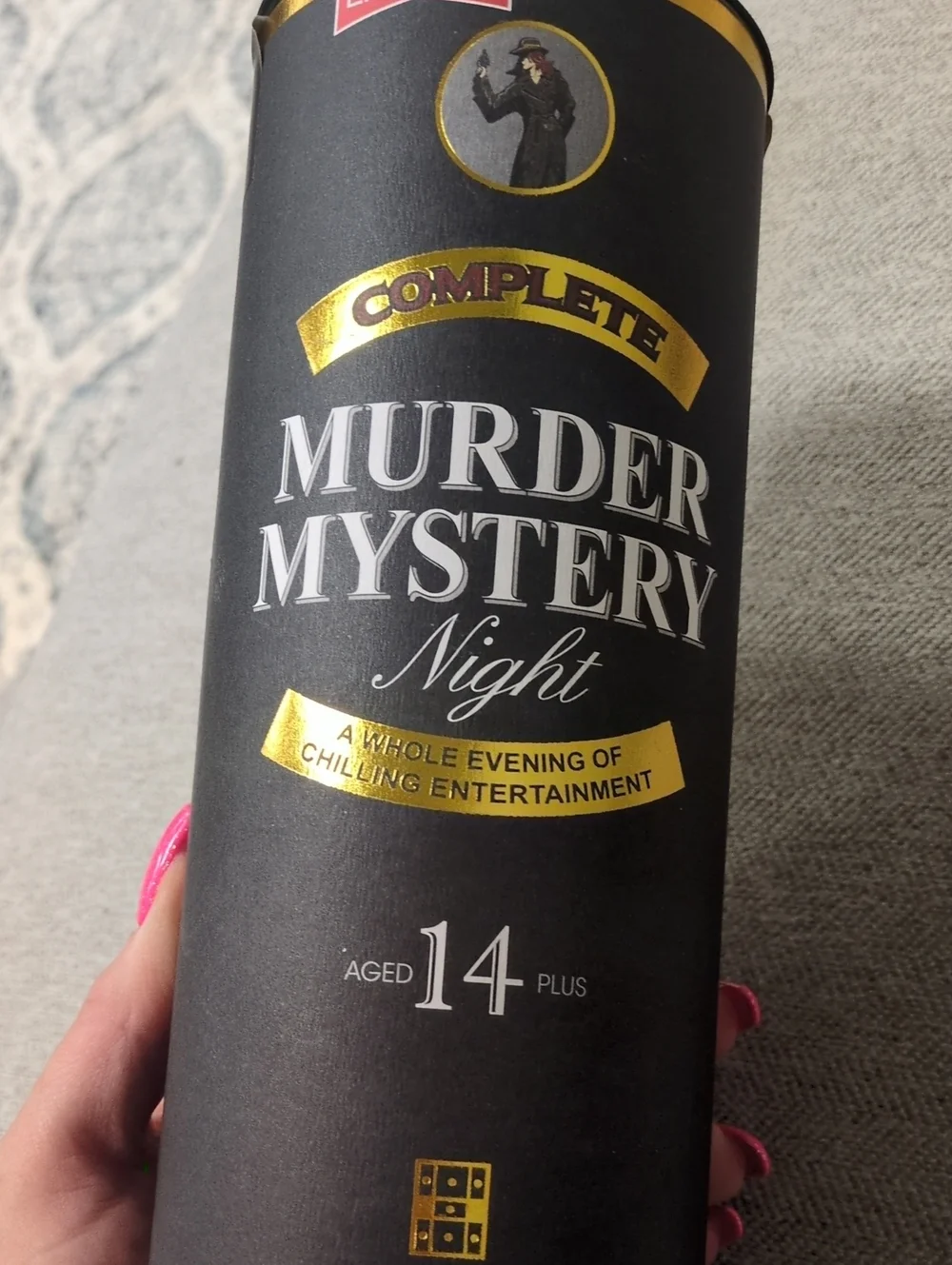 Murder Mystery Night Party Game - Black